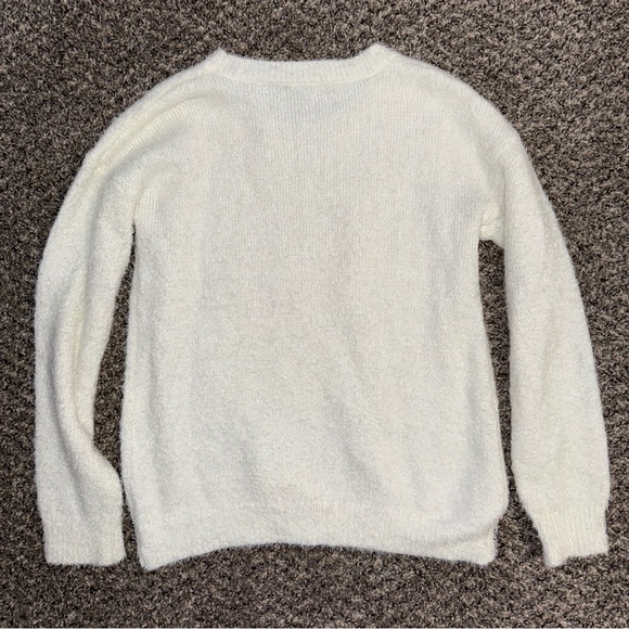 Women’s white rudolph Christmas sweater - Picture 2 of 8